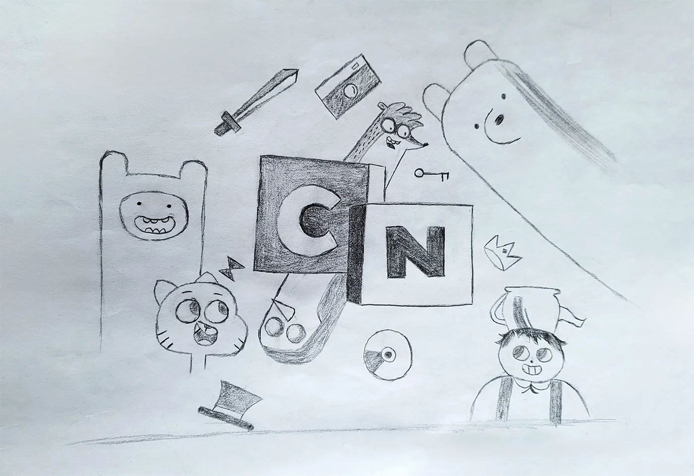Revised concept sketch comparison - Shot 2