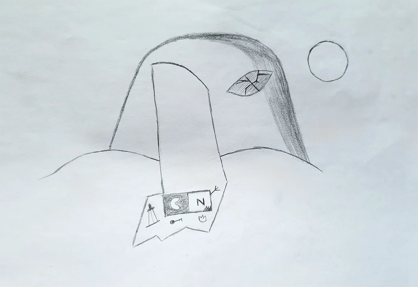 Revised concept sketch comparison - Shot 3