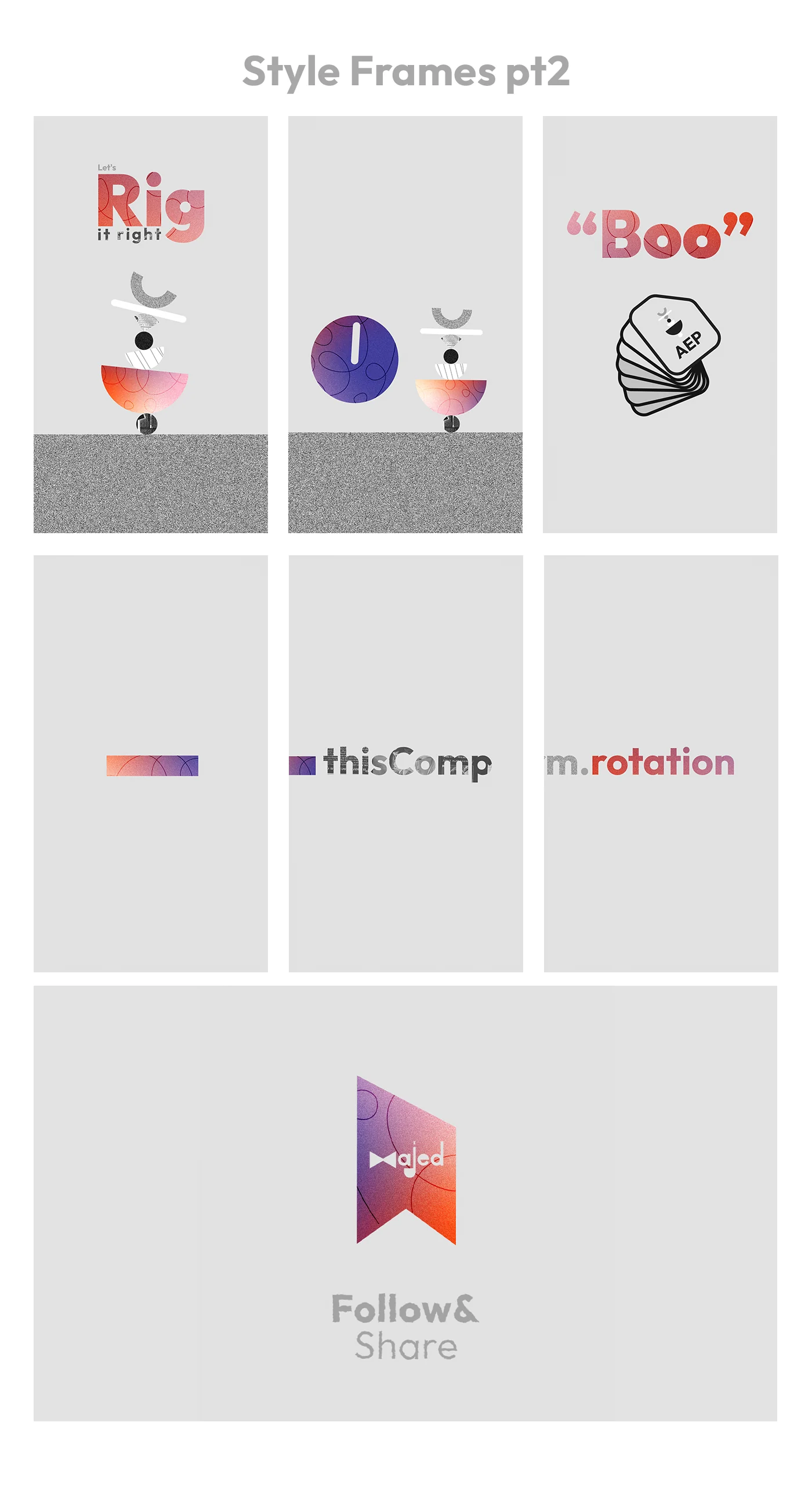 Part 2 Styleframes